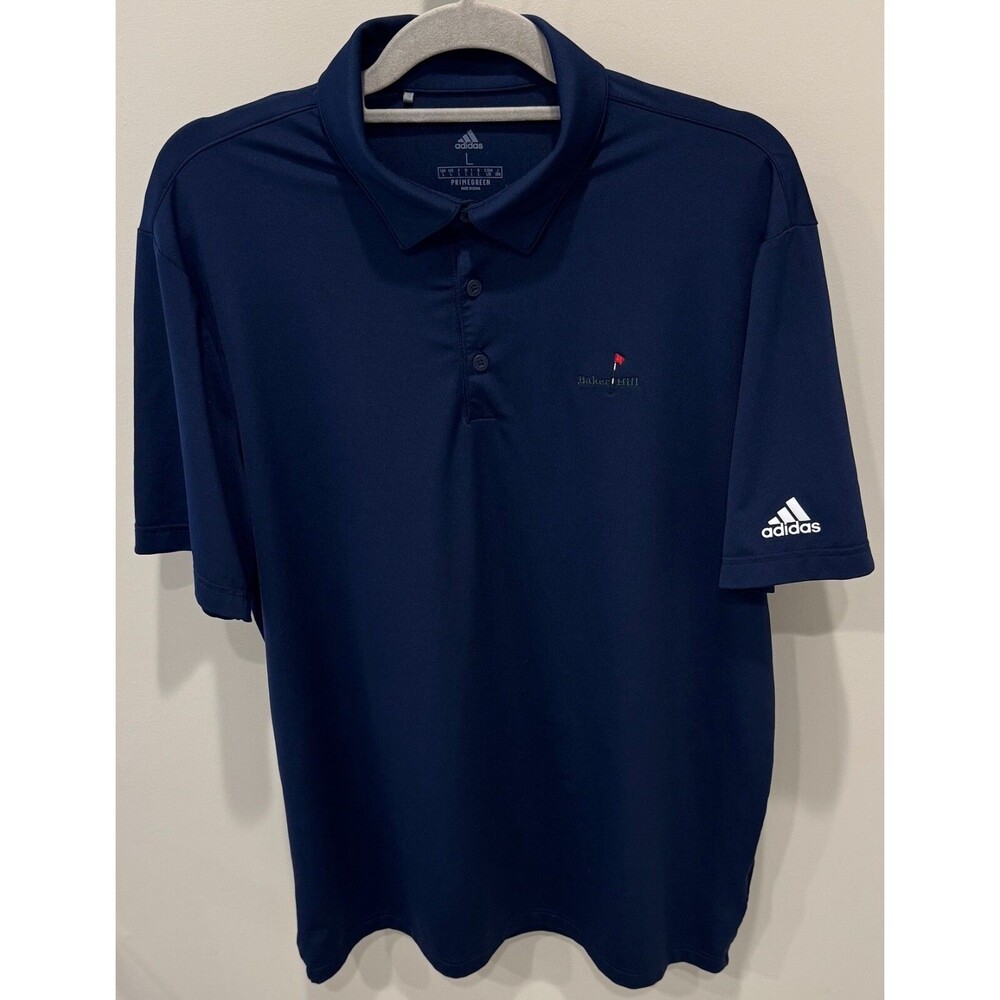 Baker Hill Golf Club - Adidas Primegreen Golf Shirt - Men's Size Large